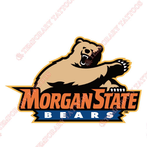 Morgan State Bears Customize Temporary Tattoos Stickers NO.5201